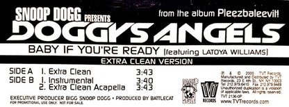 Snoop Dogg Presents Doggy's Angels : Baby If You're Ready (12", Promo)