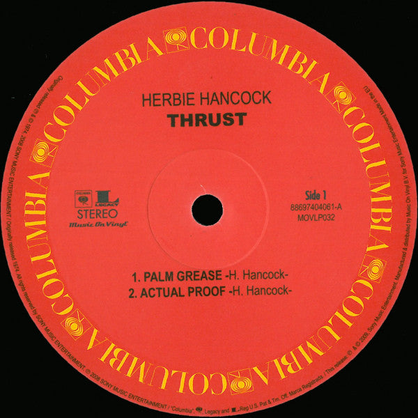 Herbie Hancock - Thrust (LP, Album, RE, RM, 180)