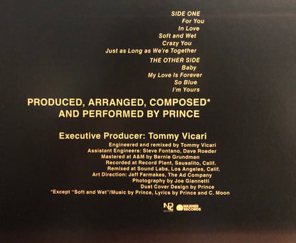 Prince - For You (LP, Album, RE)