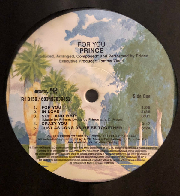 Prince - For You (LP, Album, RE)