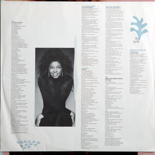 Natalie Cole - Good To Be Back (LP, Album, All)