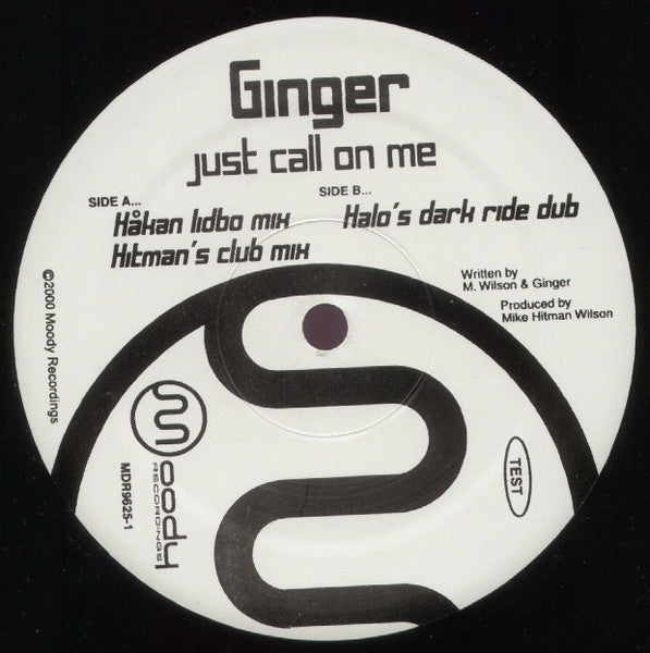 Ginger - Just Call On Me (12")