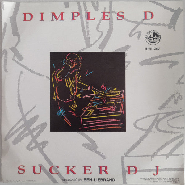 Dimples D : Sucker DJ (7", Single, Promo)