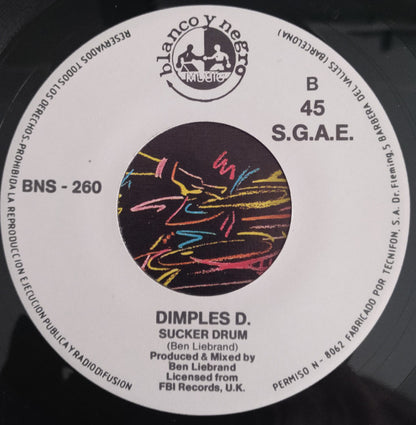 Dimples D : Sucker DJ (7", Single, Promo)