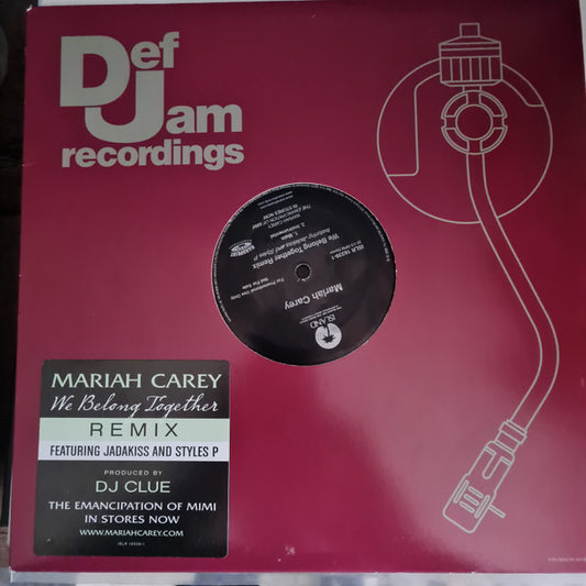Mariah Carey : We Belong Together (Remix) (12", Promo)