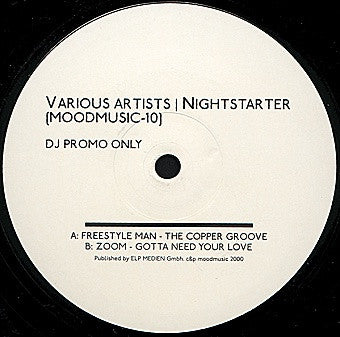 Freestyle Man / Zoom (10) : Nightstarter (12", Promo, Smplr)