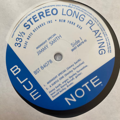 Jimmy Smith : Midnight Special (LP, Album, RE, 180)