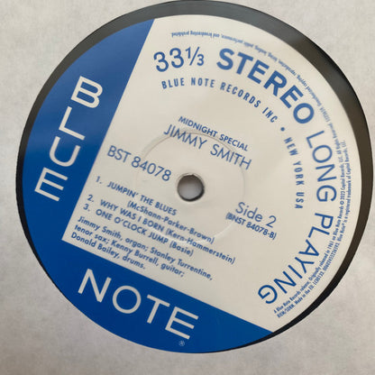 Jimmy Smith : Midnight Special (LP, Album, RE, 180)
