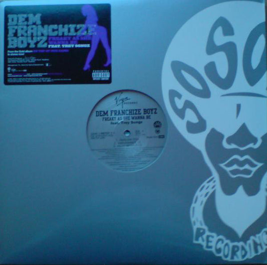 Dem Franchize Boyz Feat. Trey Songz : Freaky As She Wanna Be (12", Promo)