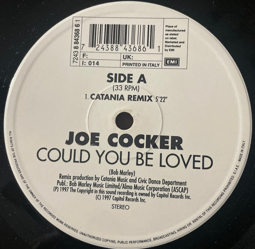 Joe Cocker : Could You Be Loved (12")