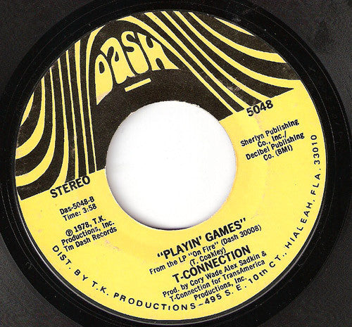 T-Connection : At Midnight (7", Styrene, Mon)
