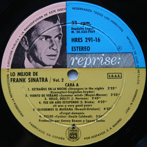 Frank Sinatra : Lo Mejor De Frank Sinatra Vol. 2 (LP, Comp, RE)