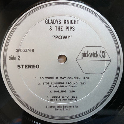 Gladys Knight & The Pips* - Pow! (LP, Comp, Enh)