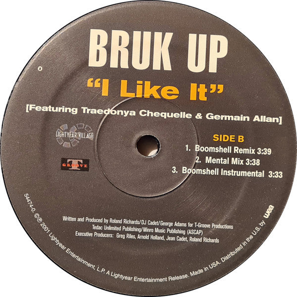 Bruk Up : I Like It (12")