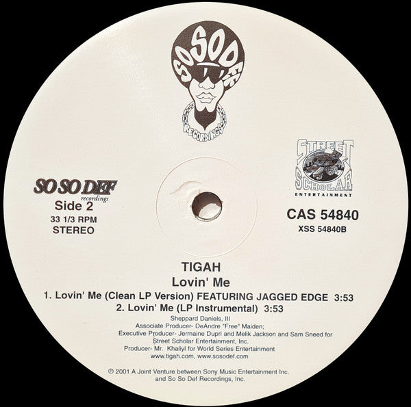 Tigah : Loving Me (12")