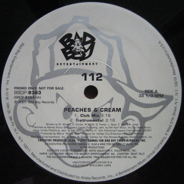 112 - Peaches & Cream (12", Promo)