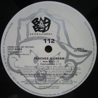 112 - Peaches & Cream (12", Promo)