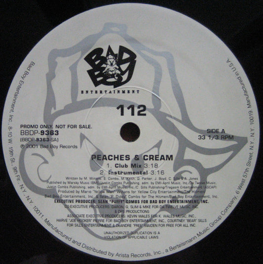 112 - Peaches & Cream (12", Promo)