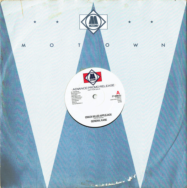 General Kane - Crack Killed Applejack (12", Single, Promo)