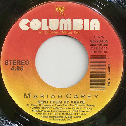 Mariah Carey : Love Takes Time (7", Single, Styrene, Car)