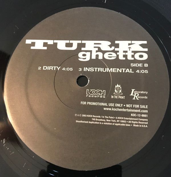Turk (2) : Ghetto (12", Promo)