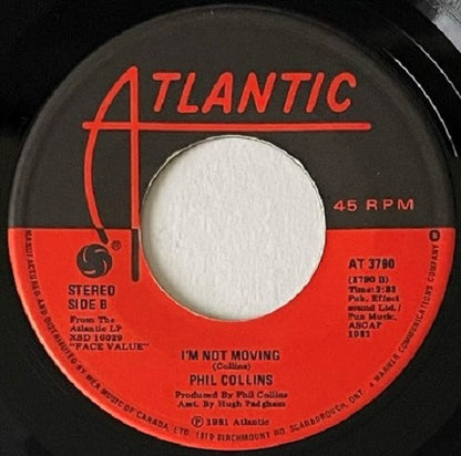 Phil Collins : I Missed Again (7", Single)