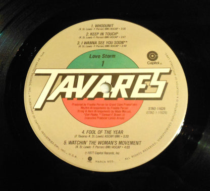 Tavares - Love Storm (LP, Album, Jac)