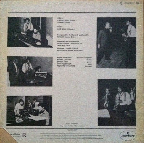 Noah Howard Featuring Kenny Clarke : Red Star (LP, Album)
