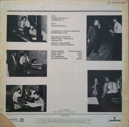 Noah Howard Featuring Kenny Clarke : Red Star (LP, Album)