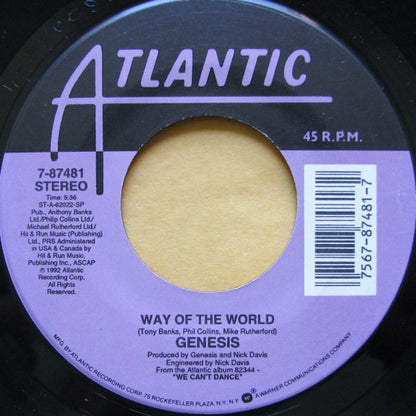 Genesis : Hold On My Heart (7", Spe)