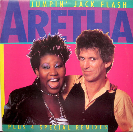 Aretha Franklin : Jumpin' Jack Flash (12", Promo)