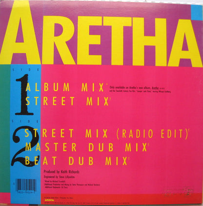 Aretha Franklin : Jumpin' Jack Flash (12", Promo)