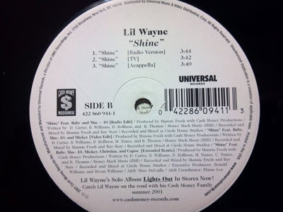 Lil Wayne : Shine (12")
