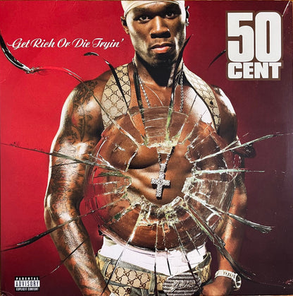 50 Cent : Get Rich Or Die Tryin' (2xLP, Album, RE)