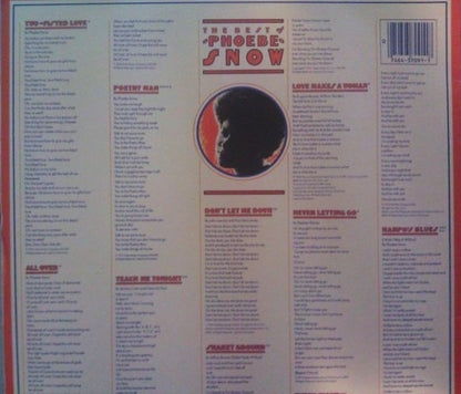 Phoebe Snow - The Best Of Phoebe Snow (LP, Comp, RE, Car)