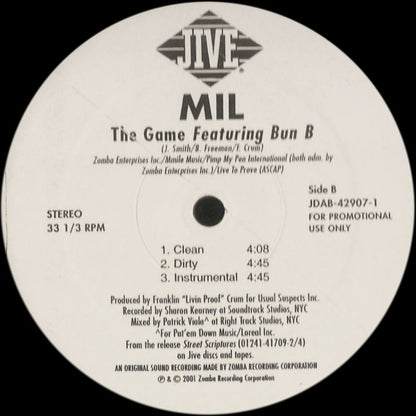 Mil - I Ain't The One (12", Single, Promo)