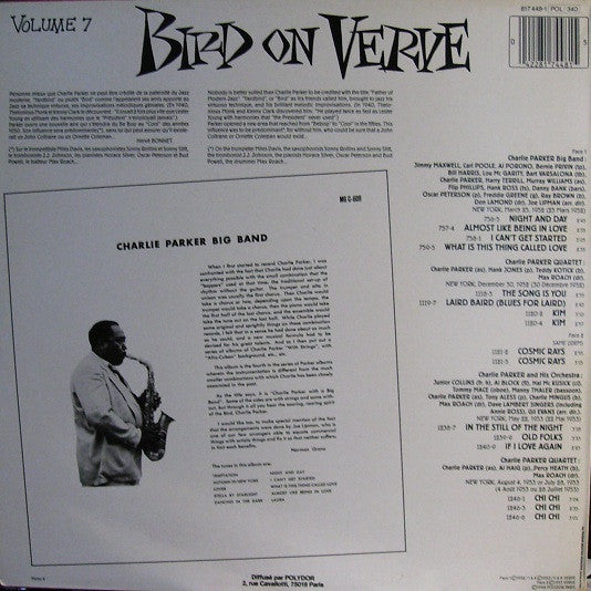 Charlie Parker - Bird On Verve - Volume 7 (LP, Comp)