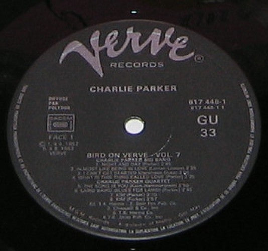 Charlie Parker - Bird On Verve - Volume 7 (LP, Comp)