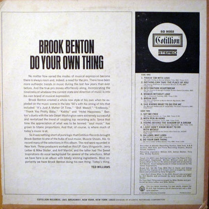 Brook Benton : Do Your Own Thing (LP, Album, Promo)