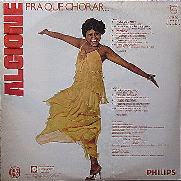 Alcione - Pra Que Chorar (LP, Album)