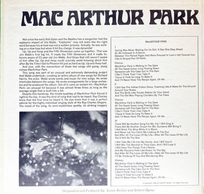 The Ray Charles Singers : MacArthur Park (LP, Album)