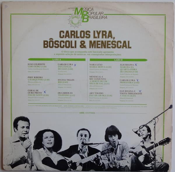 Various - História Da Música Popular Brasileira - Carlos Lyra, Bôscoli & Menescal (LP, Comp, Gat)