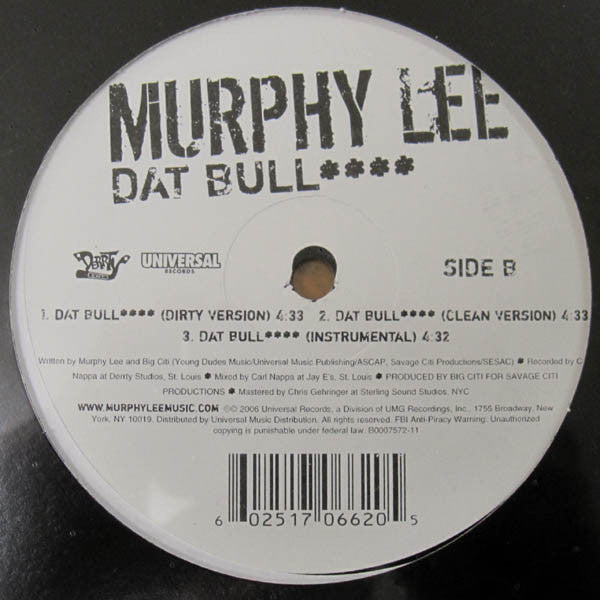 Murphy Lee - Dat Bull**** (12")