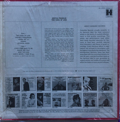 Aretha Franklin - Two Sides Of Love (LP, Comp)