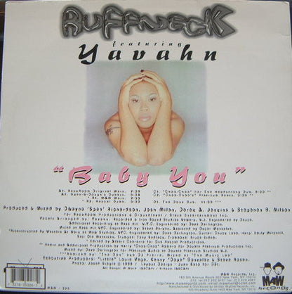 Ruffneck Featuring Yavahn : Baby You (2x12")