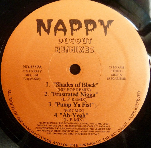 Various - Nappy Dugout Re/Mixes (12")