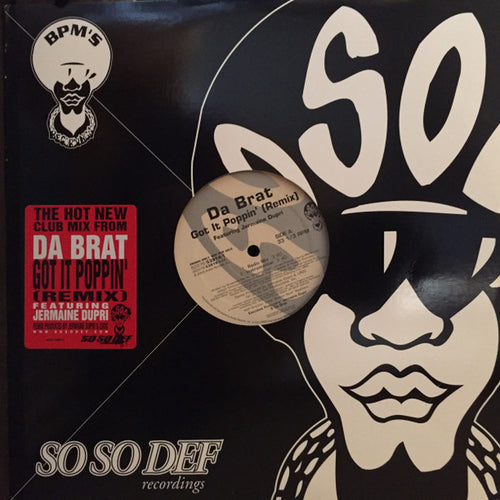Da Brat Featuring Jermaine Dupri - Got It Poppin' (Remix) (12", Promo)