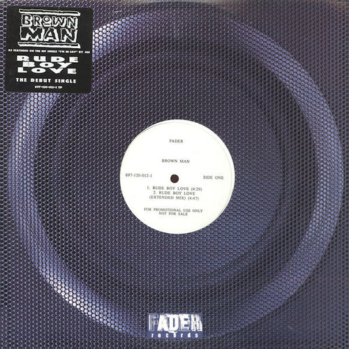 Brown Man - Rude Boy Love (12", Single, Promo)