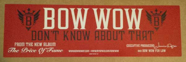Bow Wow : Don't Know About That (12", Single)