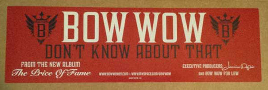 Bow Wow : Don't Know About That (12", Single)